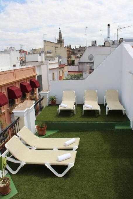 Casa Palacio Del Siglo XVIII En Centro Sevilla المظهر الخارجي الصورة
